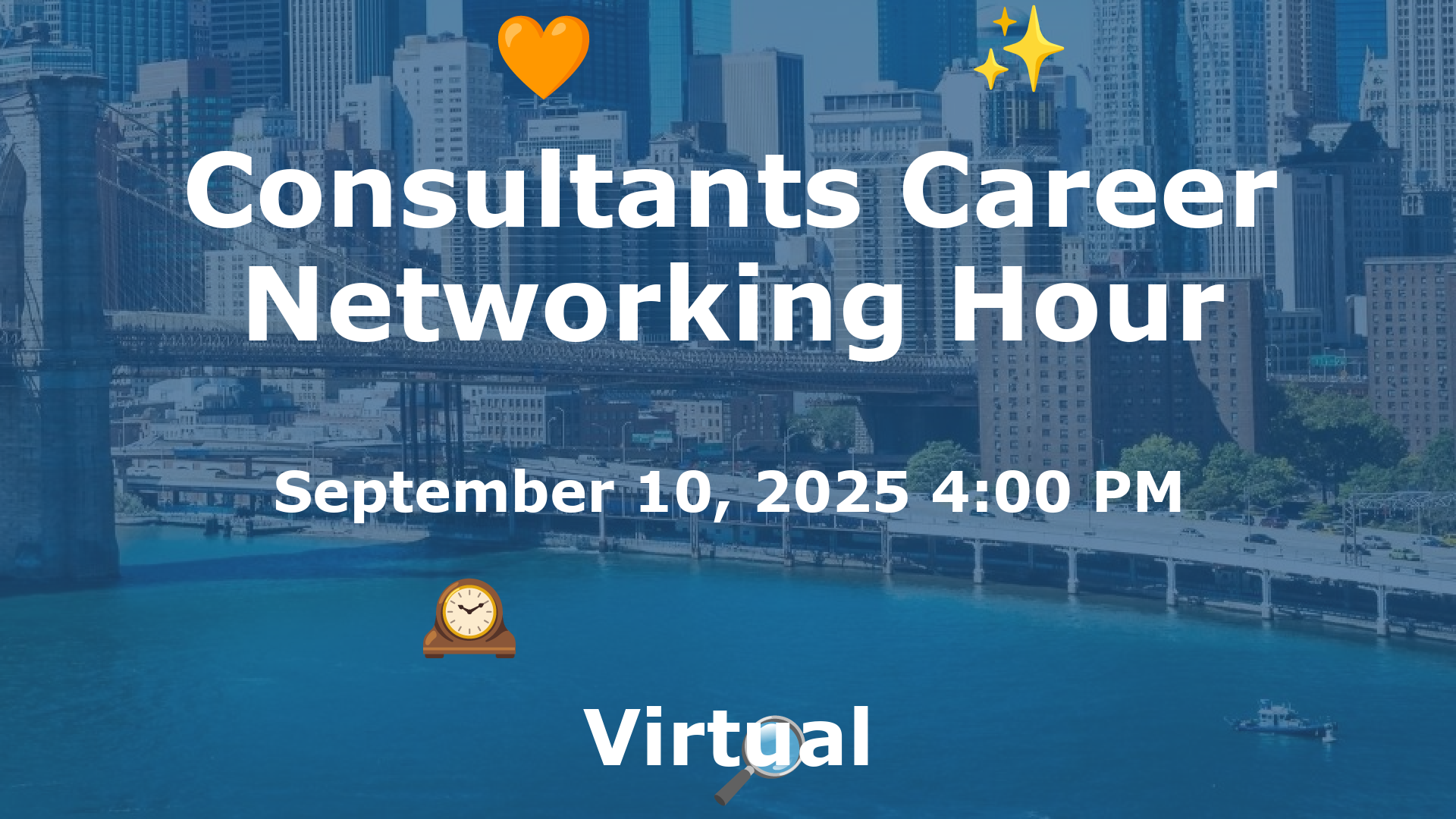 Consultants Career Networking Hour event image